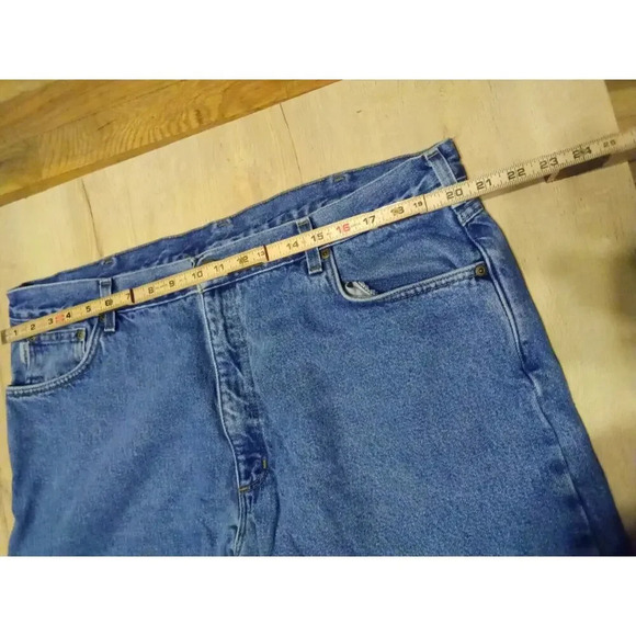 Carhartt Relaxed Fit Work Jeans Medium Blue 42x28 - Picture 3 of 7